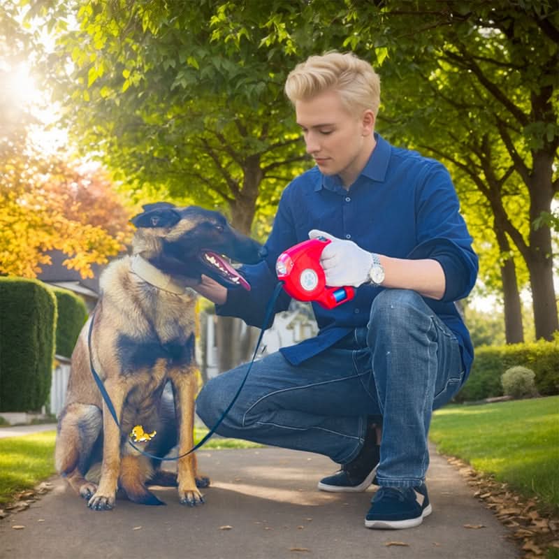 LED Dog Leash with Integrated Flashlight for Safe Walks