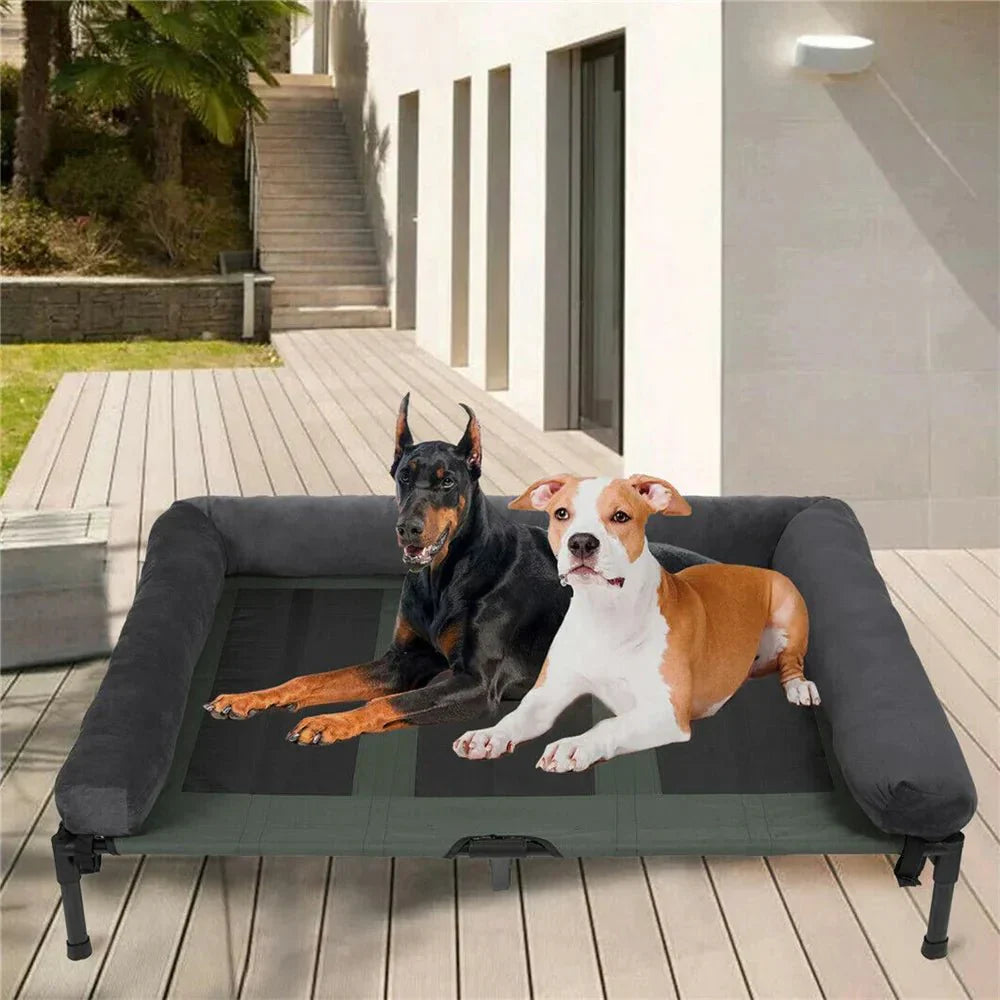 Raised Dog Bed for Outdoor and Garden Use