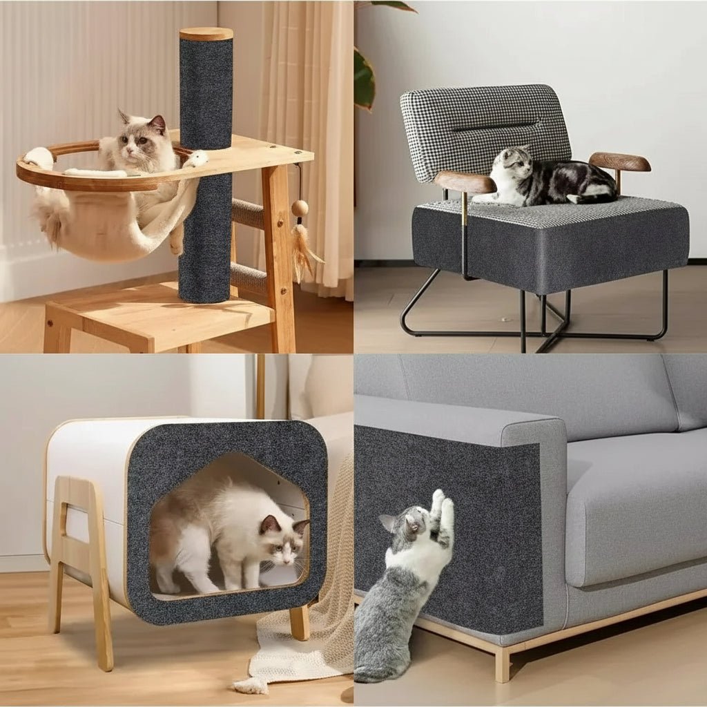 Self-Adhesive Cat Protection Plate to Shield Furniture, Walls, and Carpets