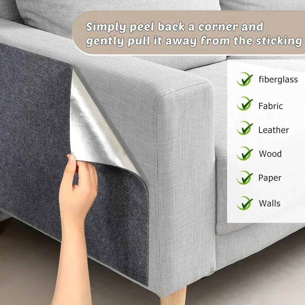 Self-Adhesive Cat Protection Plate to Shield Furniture, Walls, and Carpets