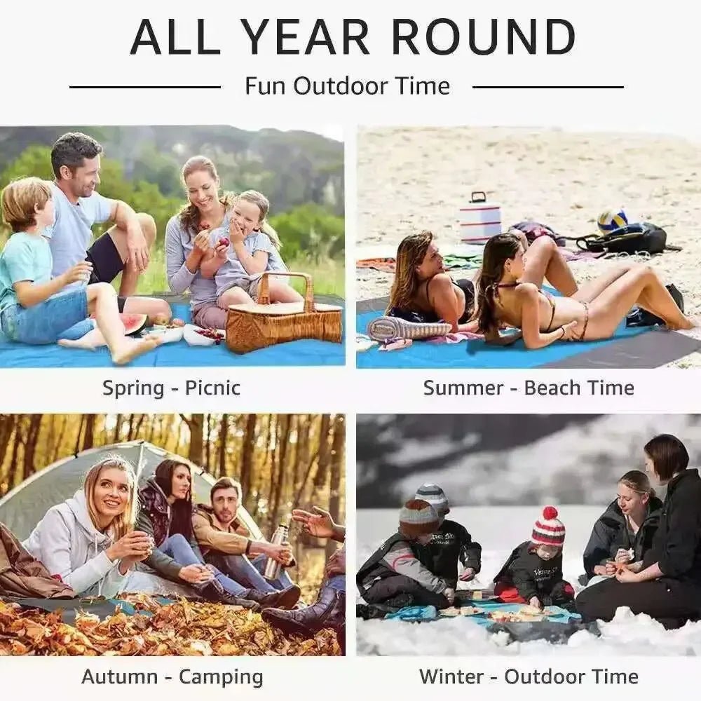 Oversized Waterproof Outdoor Beach Blanket for Ultimate Relaxation