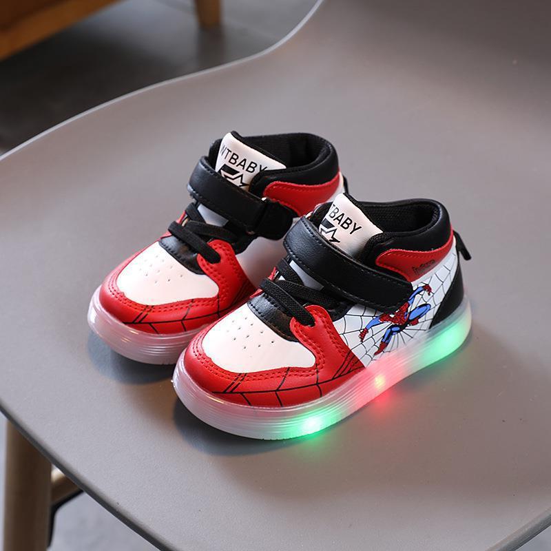 Kids LED Light-Up Sole Shoes | with Velcro Closure