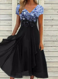 Women's Cocktail Festive Dress | Chiffon