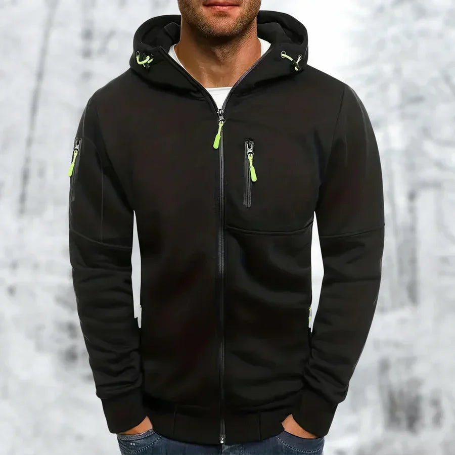 Men's Hooded Winter Jacket | Short