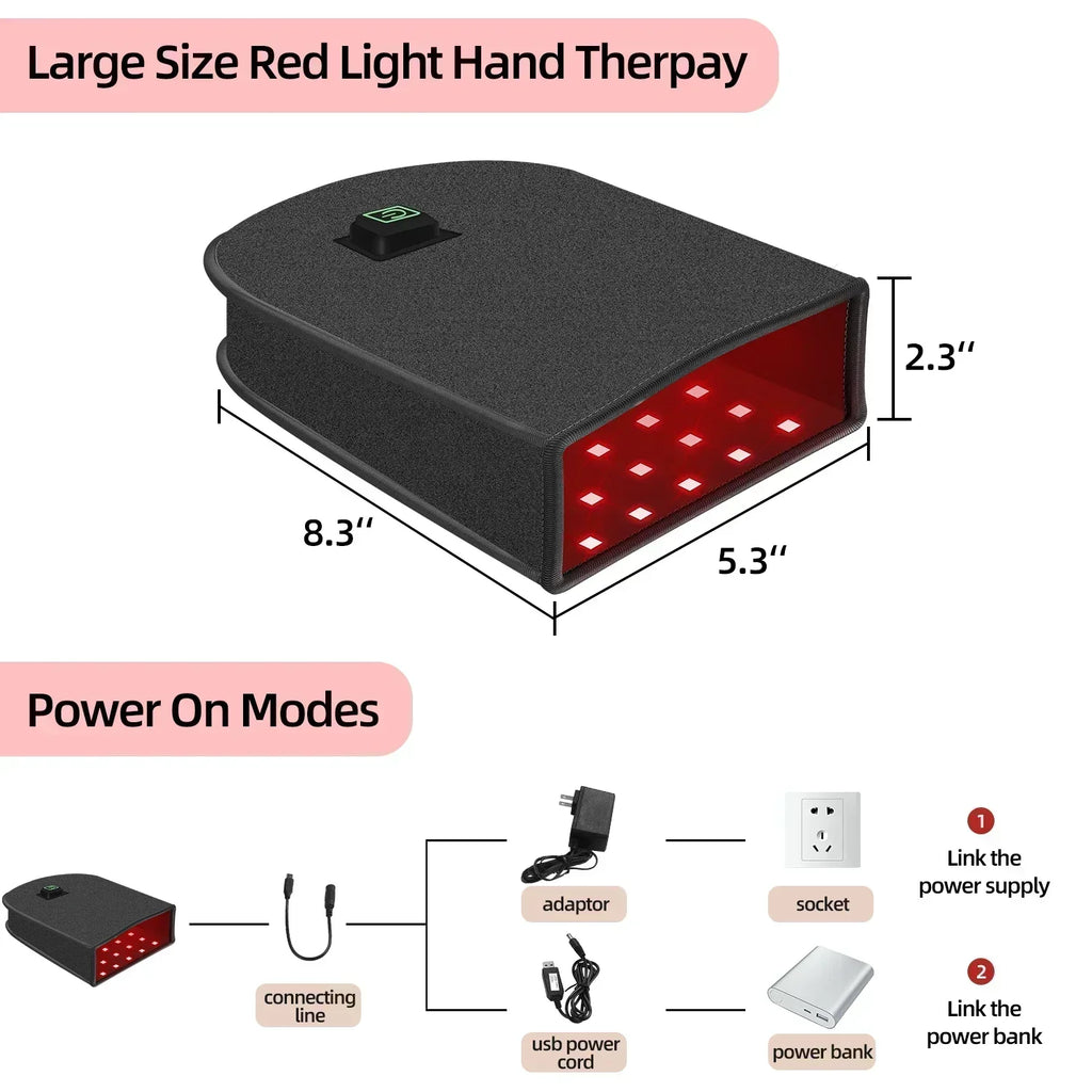 Red Light Therapy Glove for Alleviating Joint Pain