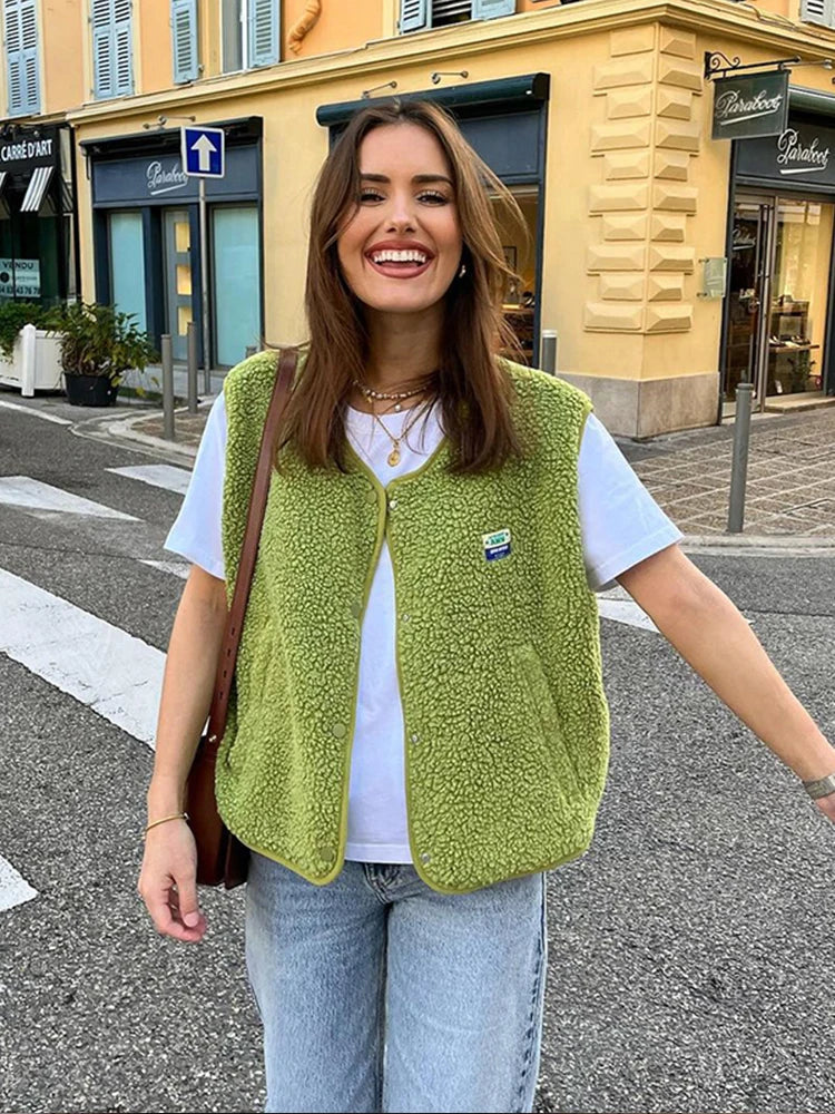 Women's Teddy Vest | Short