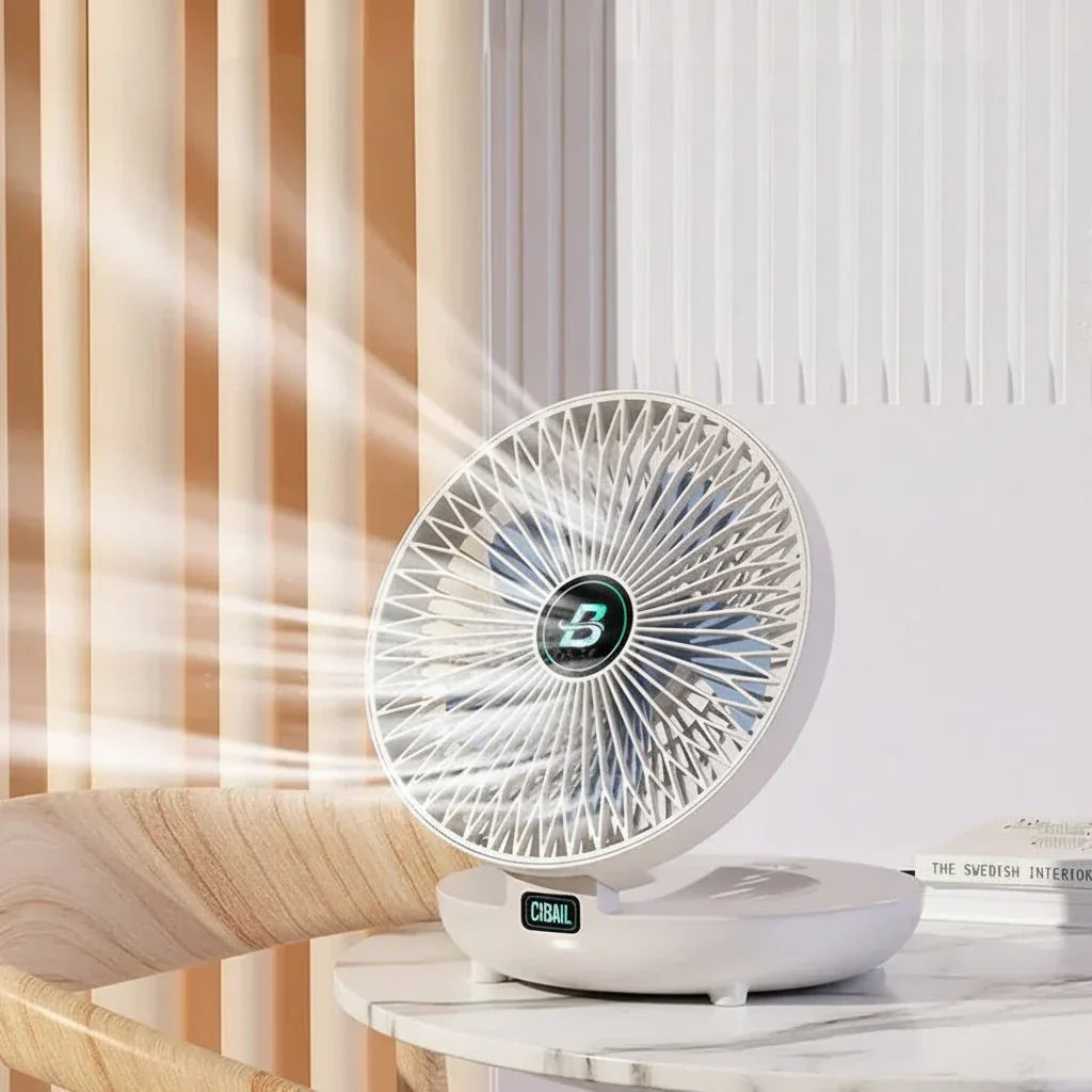 Compact Foldable USB Fan with 3 Adjustable Speed Settings