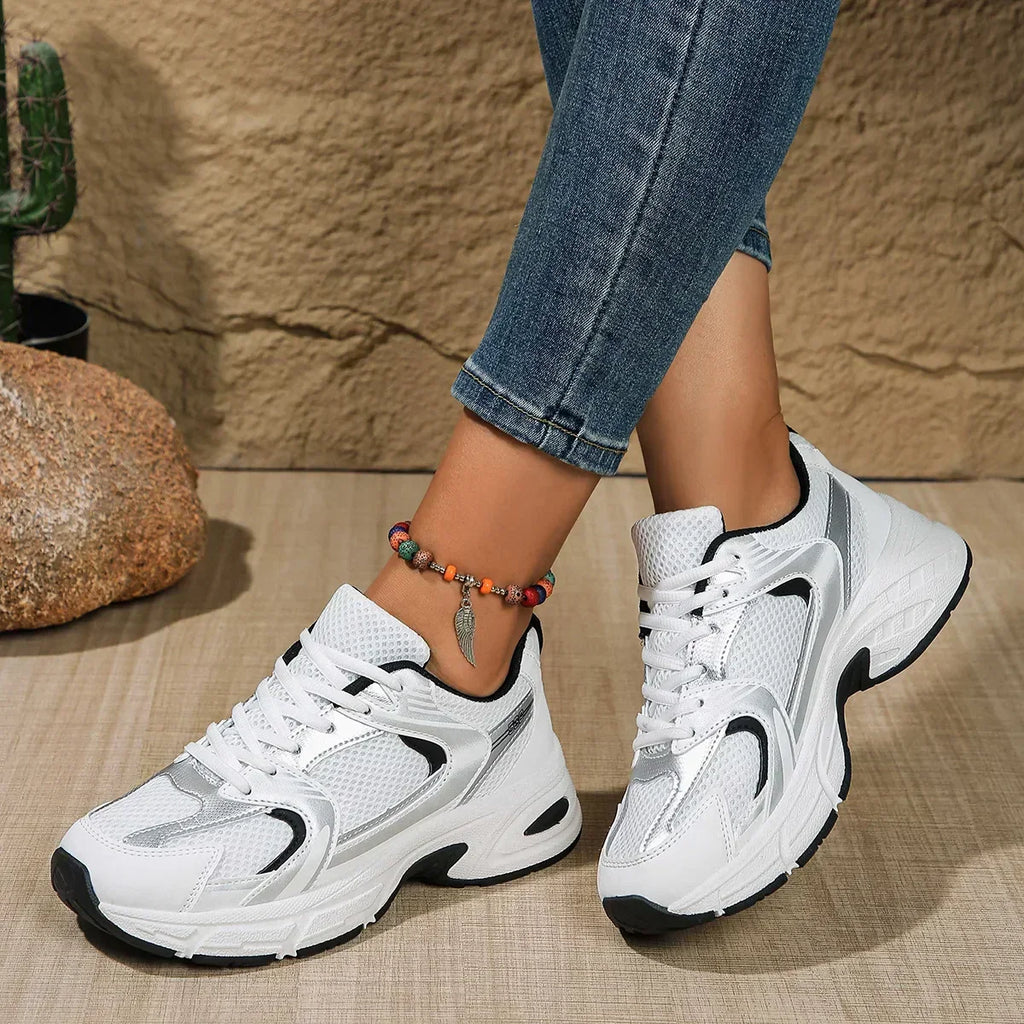 Women's Chunky Sneakers | Lace-Up Closure