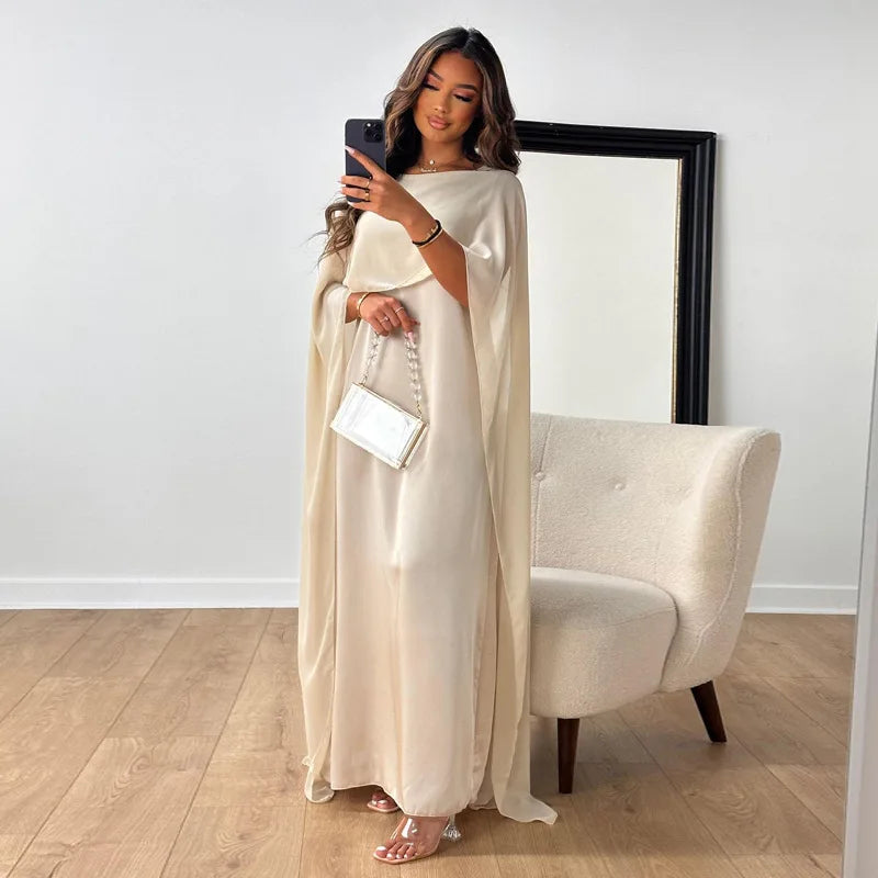 Women's Satin Evening Dress | Maxi