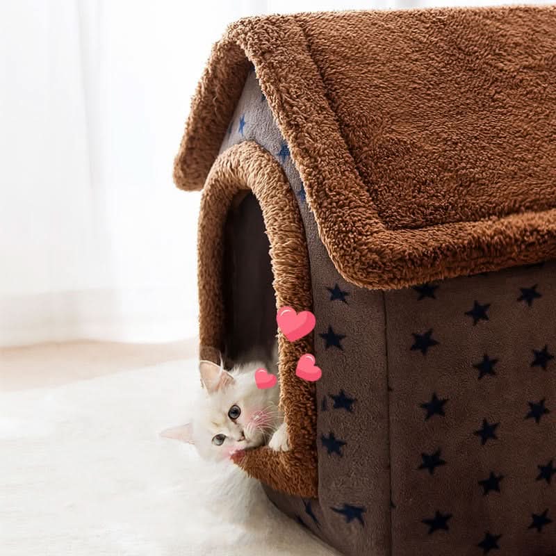 Cozy Pet House for Small Dogs and Cats – Soft and Comfortable Design
