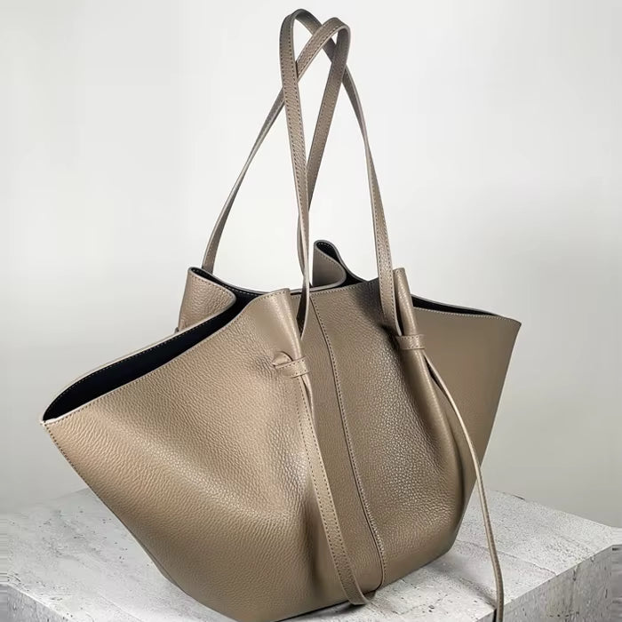 Women's Large Tote Bag | with Bow Detail and Long Handles