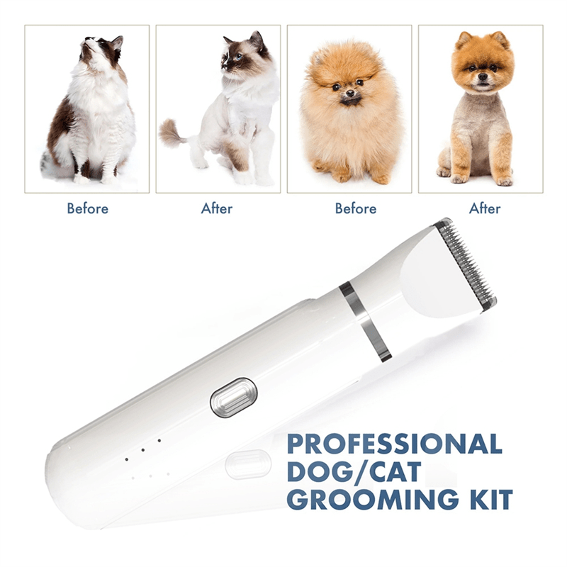 4-in-1 Pet Grooming Tool – Combined Fur and Nail Care Solution
