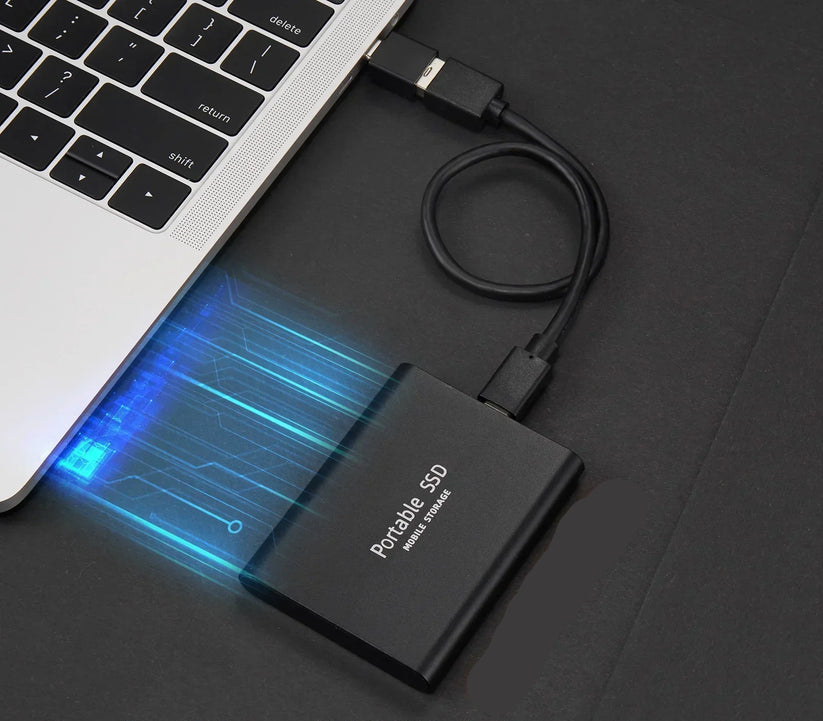 High-Speed External SSD | USB 3.1 Type-C | Up to 1000 MB/s | Capacities: 500 GB, 1 TB, 2 TB | Compact and Shockproof