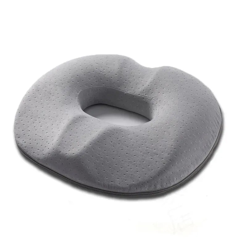Ergonomic Memory Foam Seat Cushion for Tailbone and Spine Relief - Comfortable Design