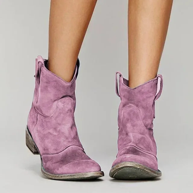Women's Cowboy Ankle Boots | Comfortable
