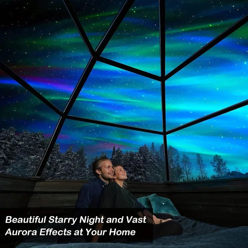 Galaxy Projector with Music Sync and Remote Control | RGB Mood Light | USB Rechargeable | Dimensions: 7.8×7.8×8.7 cm