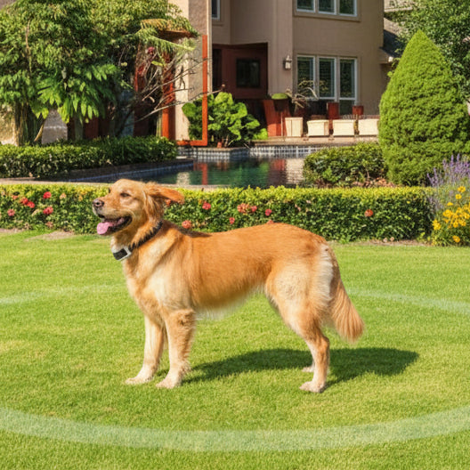 Wireless Dog Fence System with Training Feature for Safe Outdoor Freedom