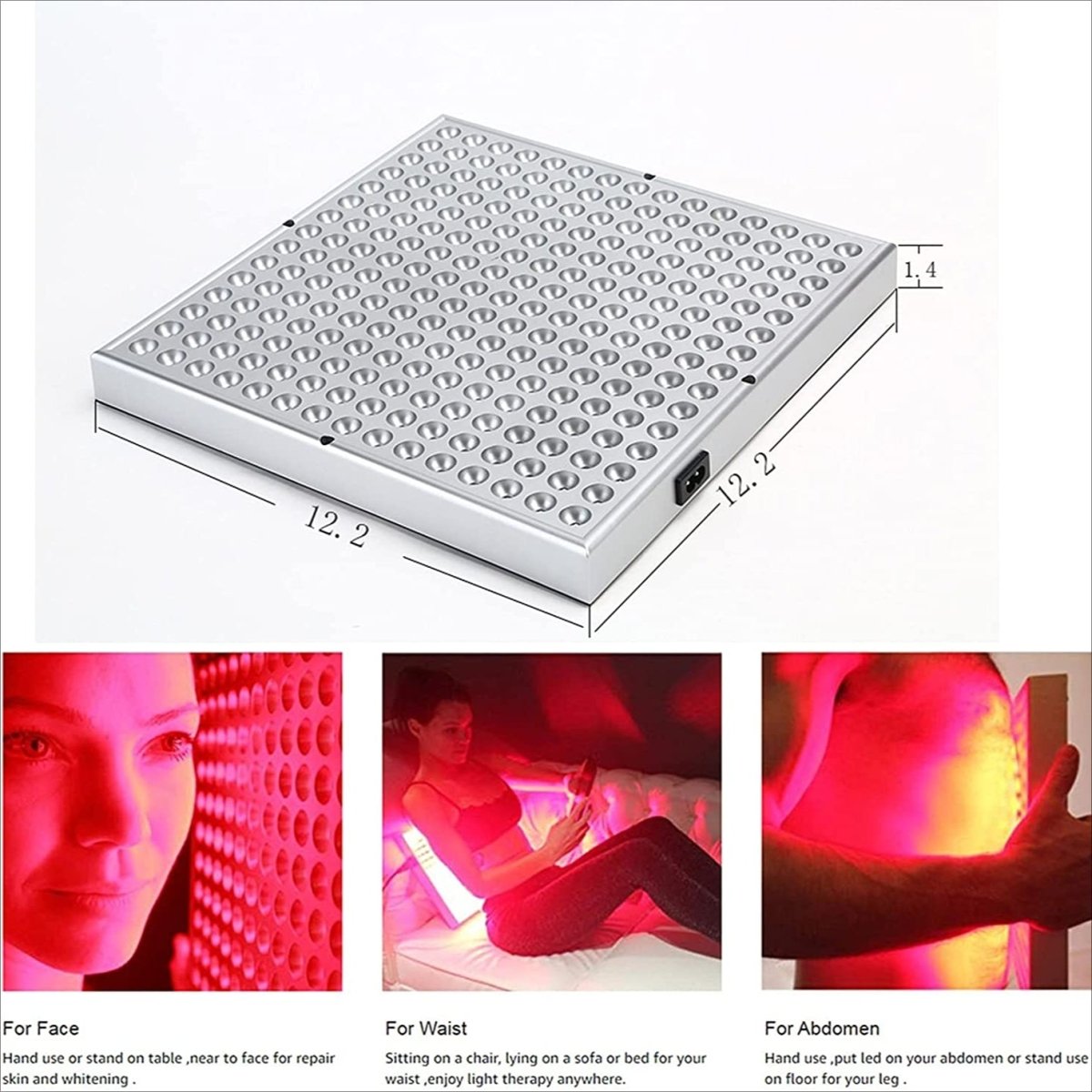 Infrared Light Therapy Panel for Skin Renewal and Relaxation