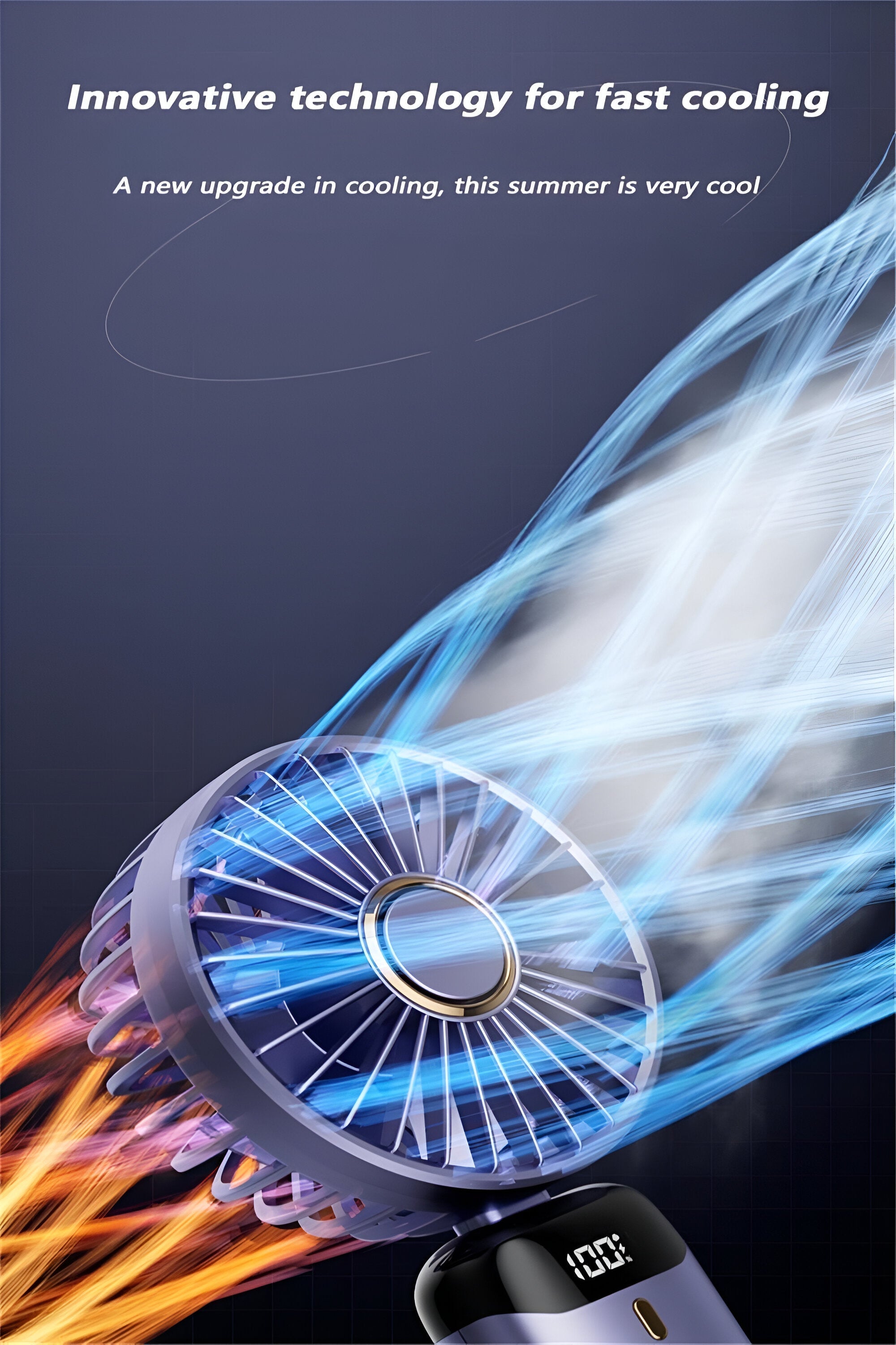 Compact Rechargeable Handheld Fan