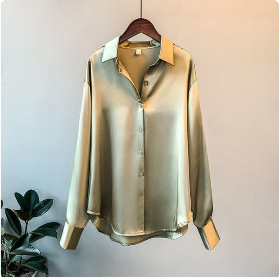 Women's Plus Size Casual Blouse | Long Sleeve