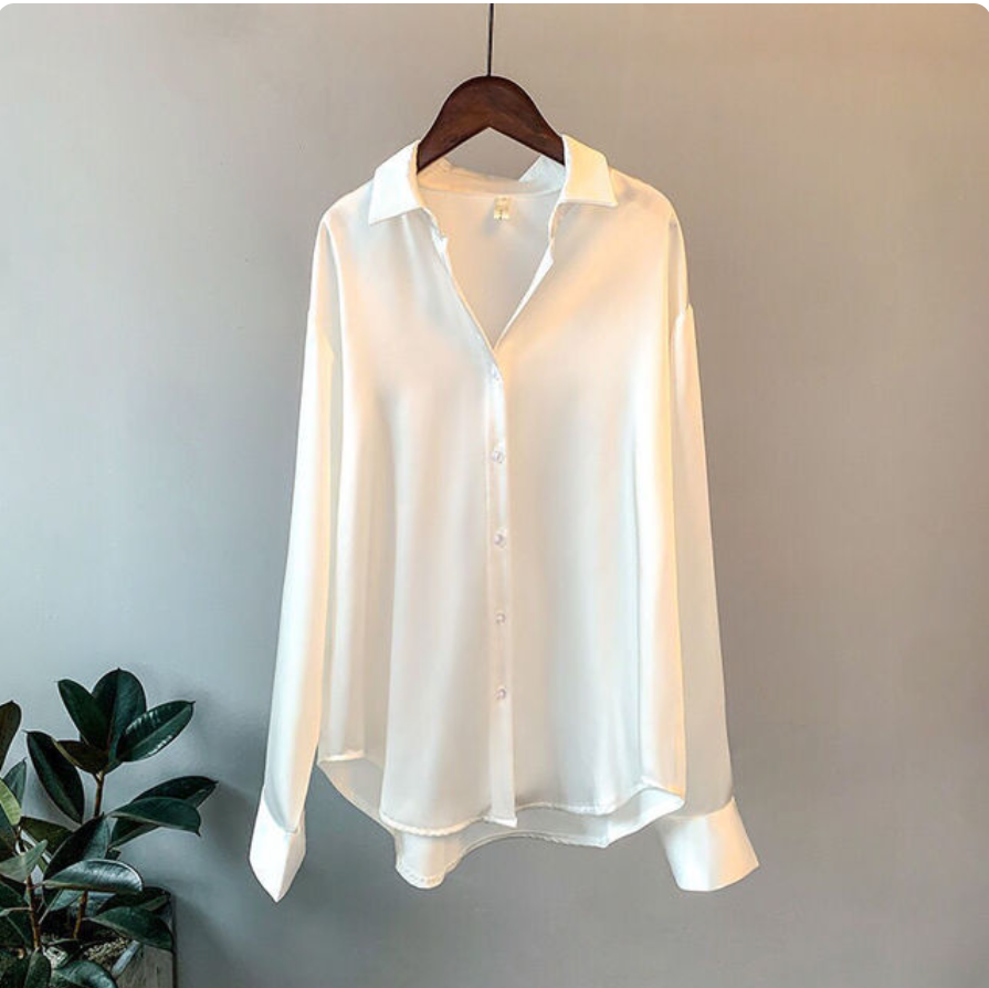 Women's Plus Size Casual Blouse | Long Sleeve
