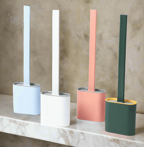 Flexible Silicone Toilet Cleaning Brush