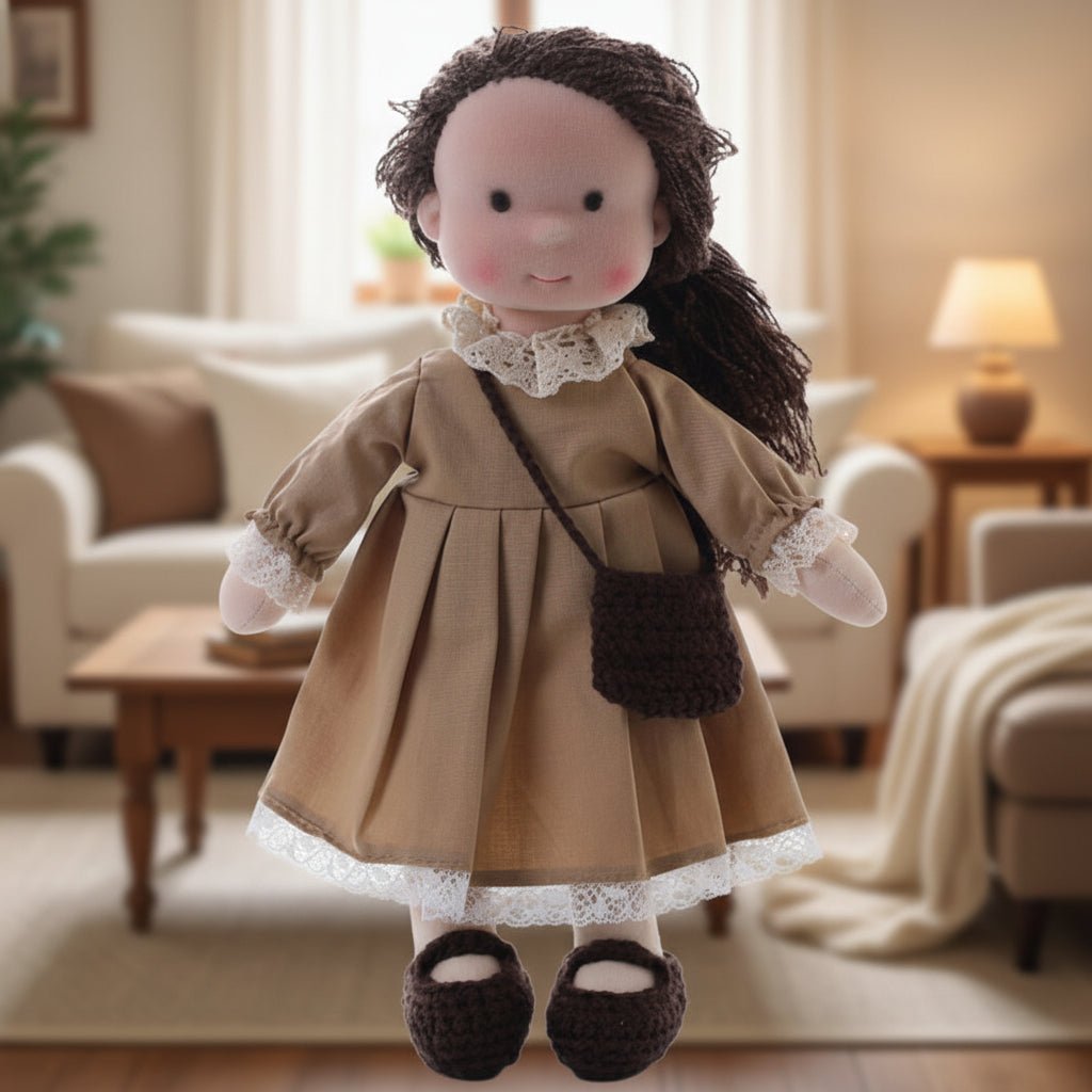 Handcrafted Cotton Doll for Imaginative Play