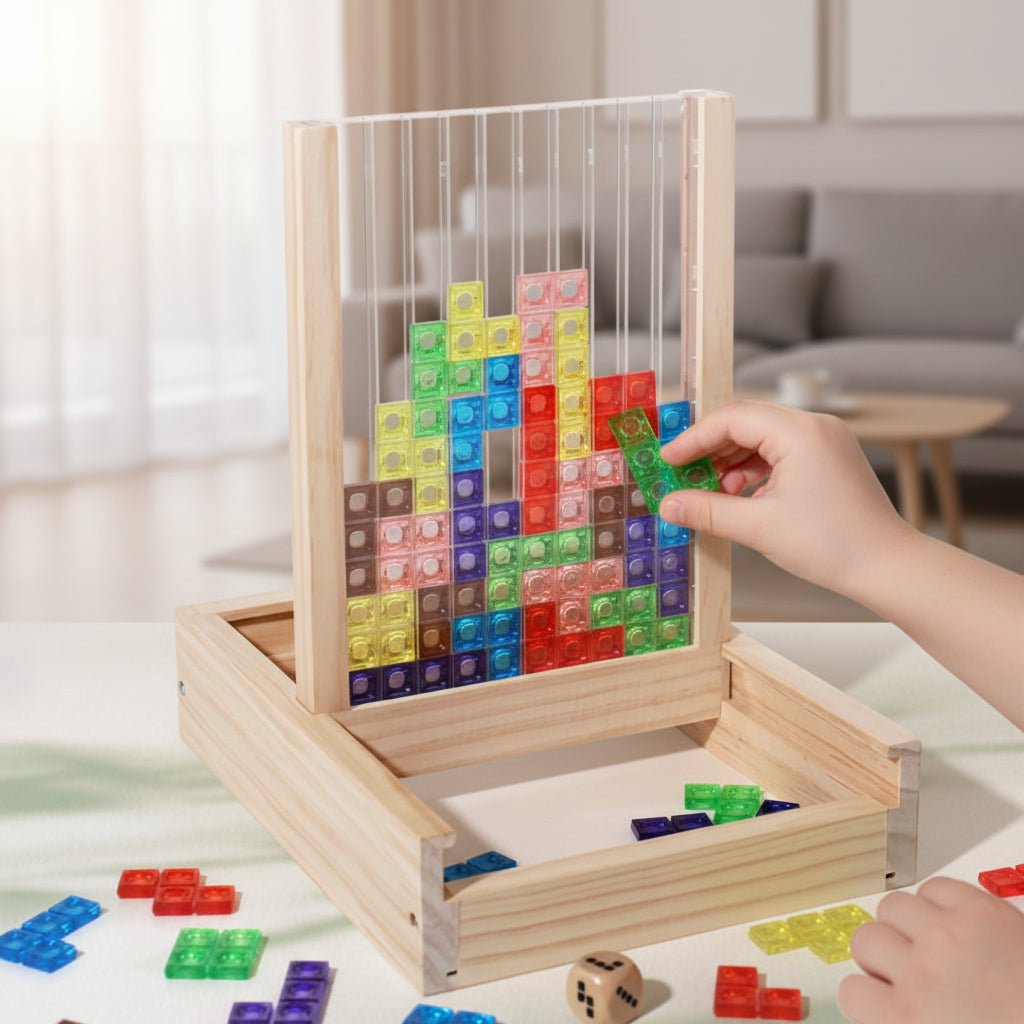 Eco-Friendly Wooden Puzzle for Engaging Play and Cognitive Growth