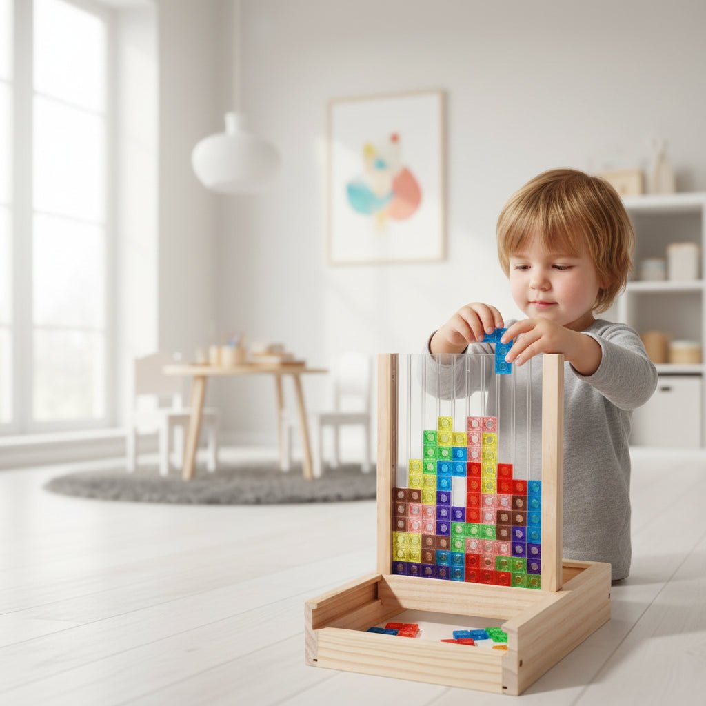 Eco-Friendly Wooden Puzzle for Engaging Play and Cognitive Growth