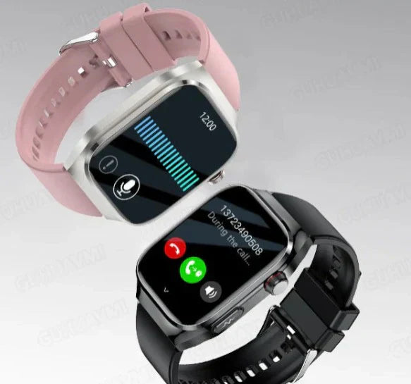 Smartwatch for Blood Sugar Monitoring, ECG, Uric Acid Measurement, and Bluetooth Connectivity