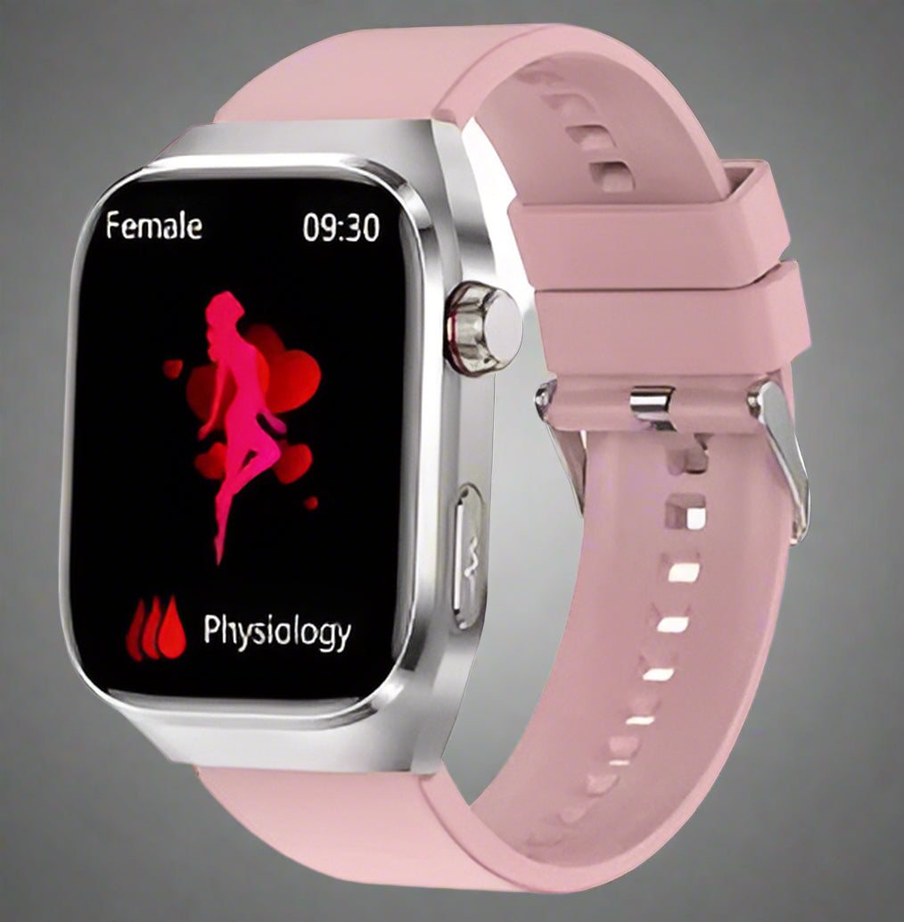 Smartwatch for Blood Sugar Monitoring, ECG, Uric Acid Measurement, and Bluetooth Connectivity
