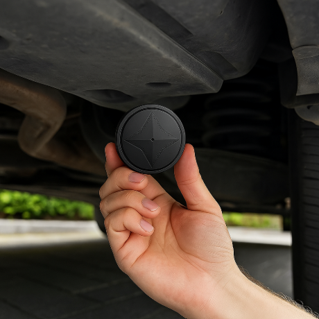 Portable Magnetic GPS Tracker – Real-Time Tracking for Vehicles, Pets, and Valuables – USB Rechargeable