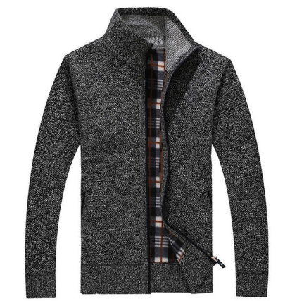 Men's Short Cardigan | Zipper