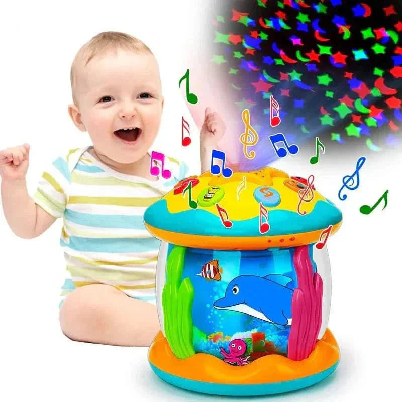 Magical Baby Drum Toy with Lights and Sounds
