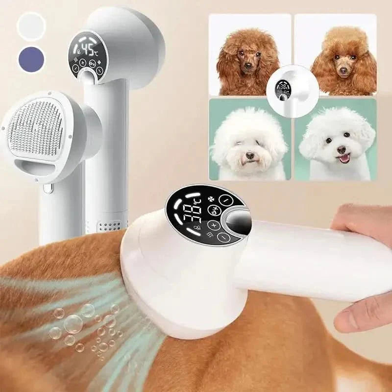 Soft Drying and Brushing Tool for a Relaxing Grooming Experience