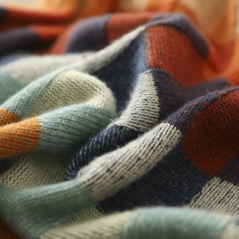 Women’s Checked Sweater | Long