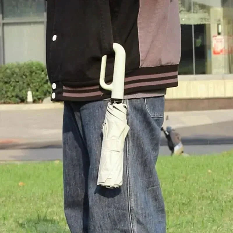 Wind-Resistant Automatic Umbrella with UV Protection
