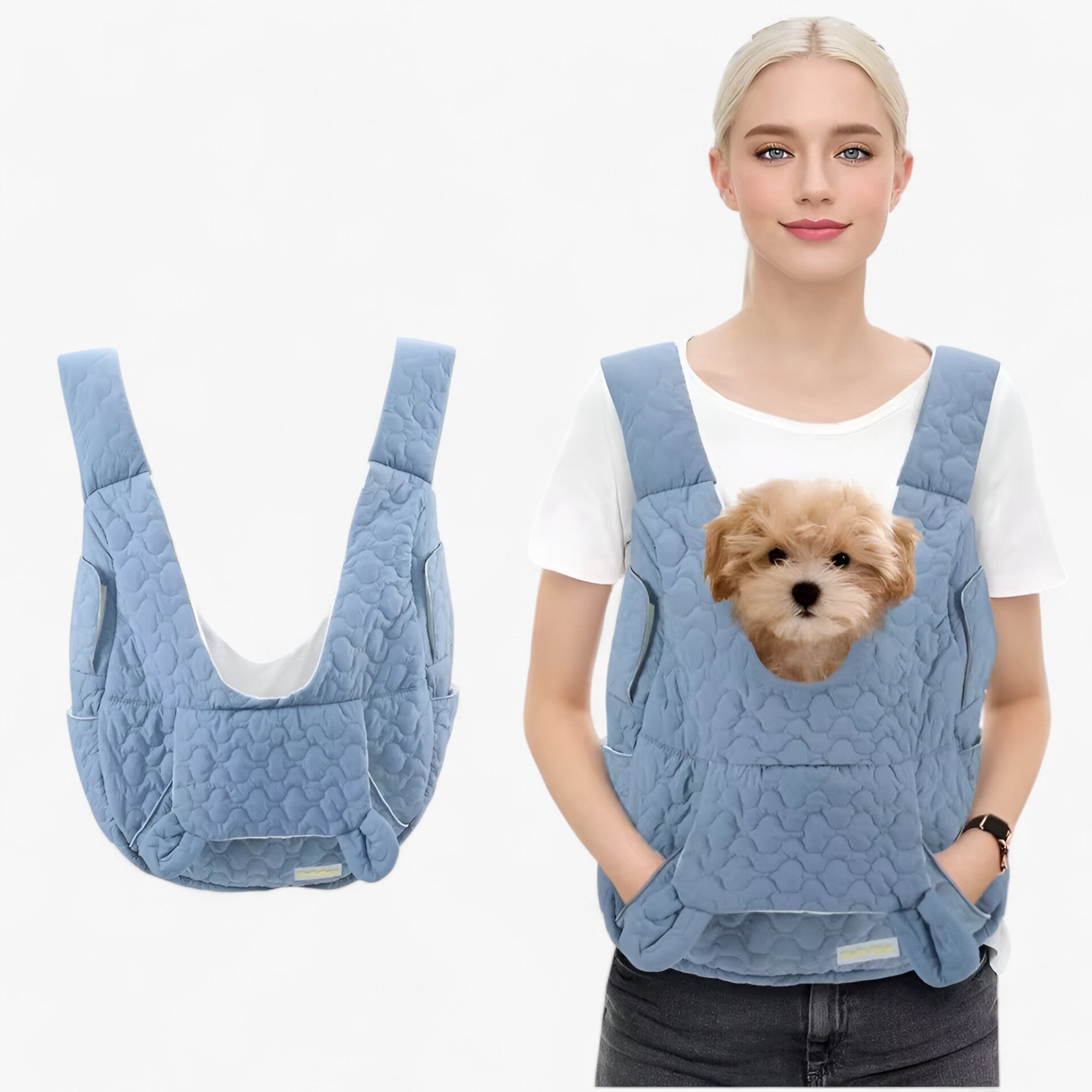 Weatherproof Pet Carrier for Pets Up to 10 kg | Comfortable Design for Cats and Small Dogs | Includes Ergonomic Straps