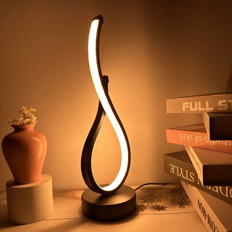 Dimmable LED Table Lamp | 3 Color Light Options | Contemporary Design