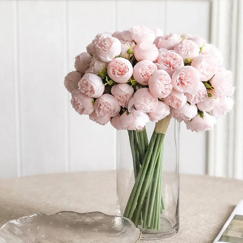 Silk Peony Bouquet - Romantic Tale
