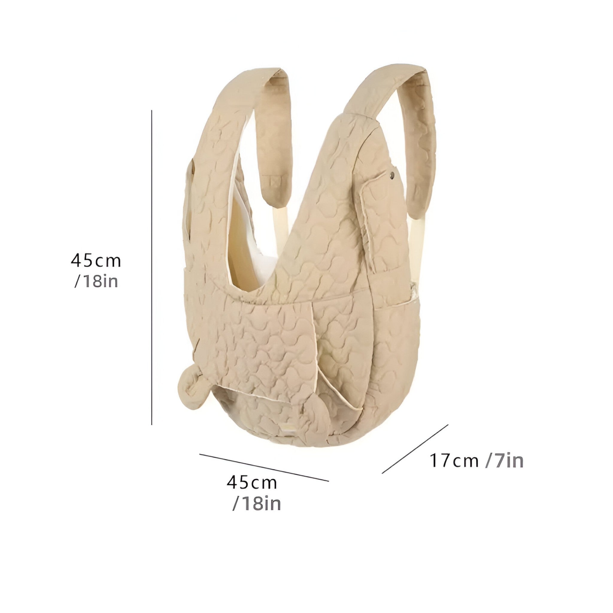 Weatherproof Pet Carrier for Pets Up to 10 kg | Comfortable Design for Cats and Small Dogs | Includes Ergonomic Straps