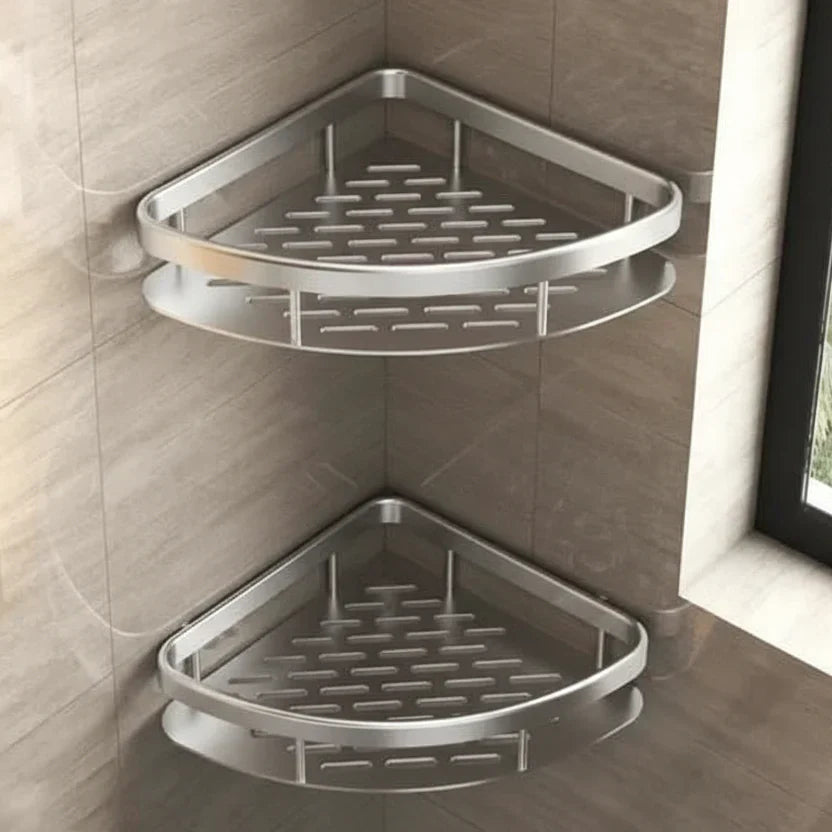 Drill-Free Adhesive Bathroom Shelf – Chic and Functional for Any Bathroom