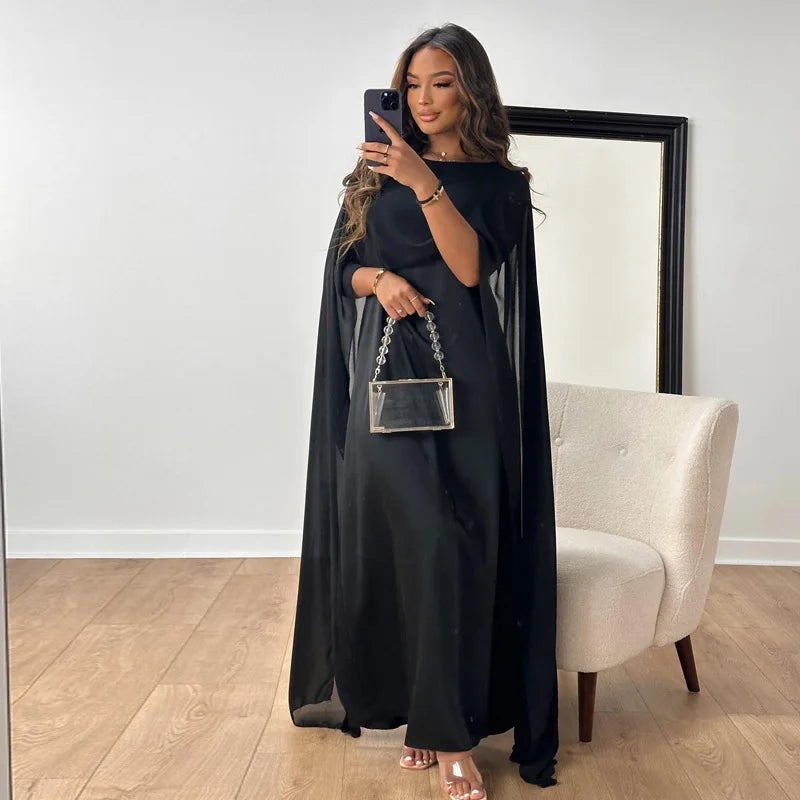 Women's Satin Evening Dress | Maxi