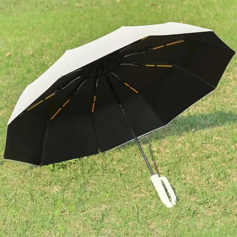 Wind-Resistant Automatic Umbrella with UV Protection