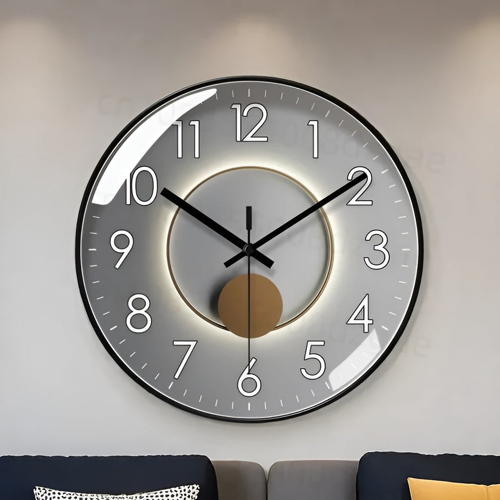 Chic and Contemporary Wall Clock – Ideal for a Stylish Home