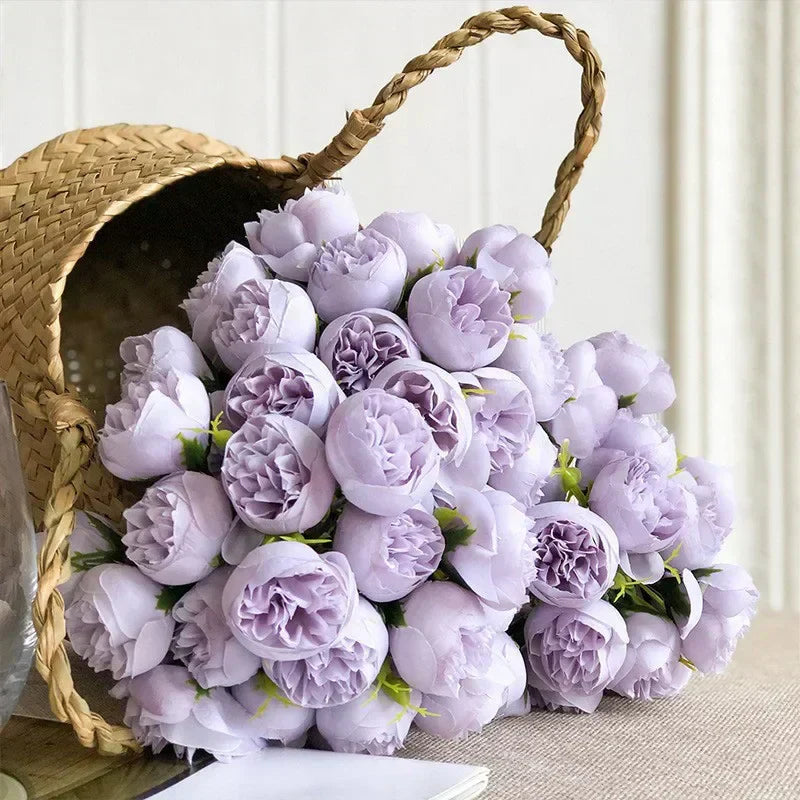 Silk Peony Bouquet - Romantic Tale