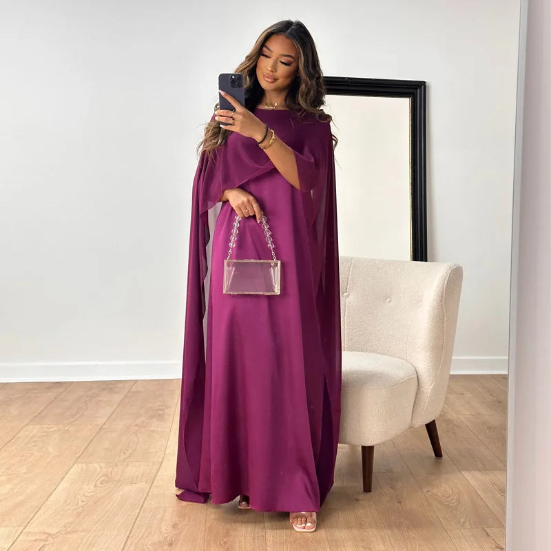 Women's Satin Evening Dress | Maxi