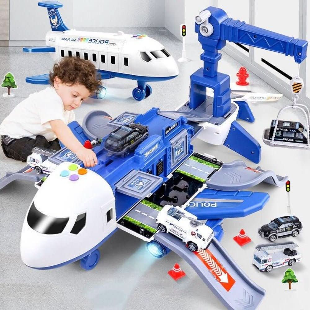 Exploration Playset with Airplane and Vehicles for Imaginative Kids