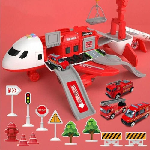 Exploration Playset with Airplane and Vehicles for Imaginative Kids