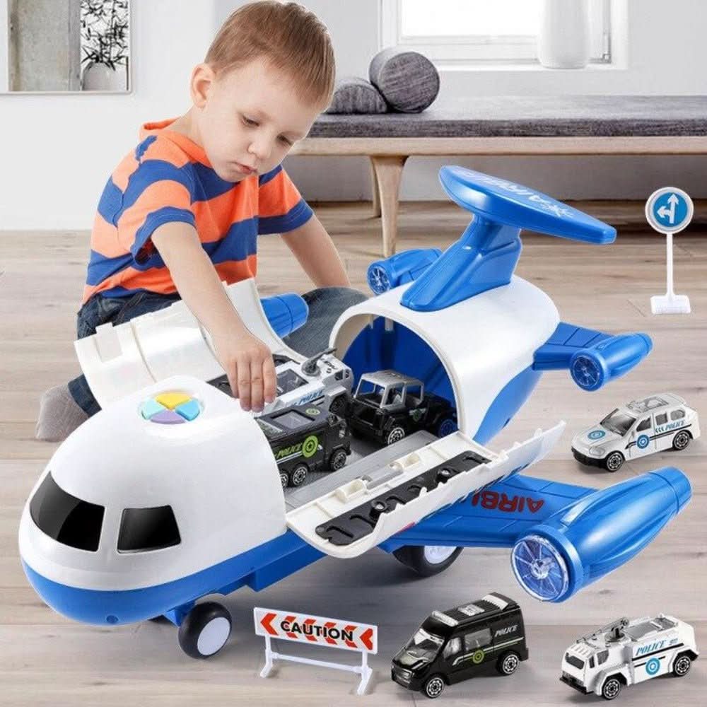 Exploration Playset with Airplane and Vehicles for Imaginative Kids